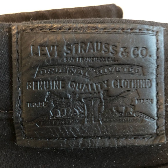 Levi’s mile high super skinny black denim jeans - Picture 5 of 5